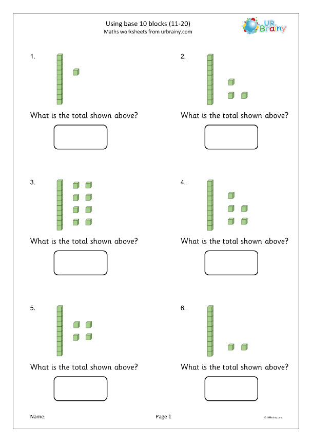 Using Base 10 Blocks Counting By URBrainy