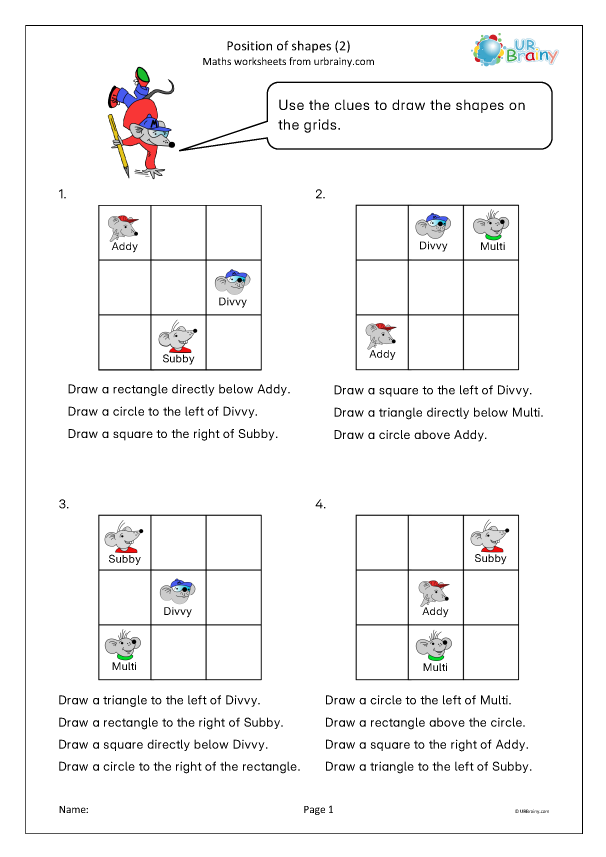 Preview of 'Position of shapes (2)'