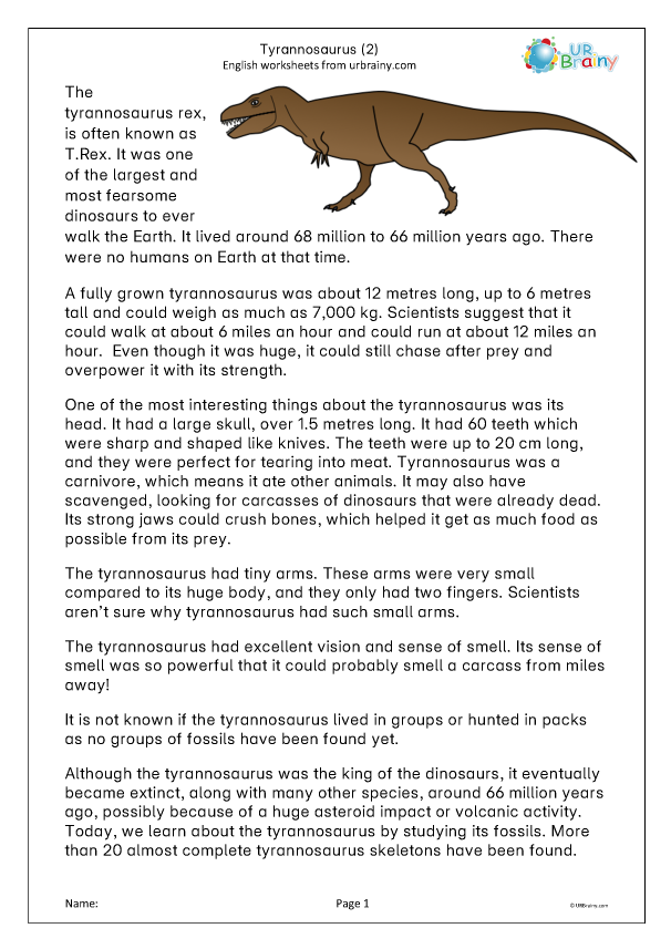 Preview of 'Tyrannosaurus (2)'