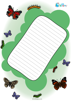 Preview of worksheet Insects letter paper (colour)