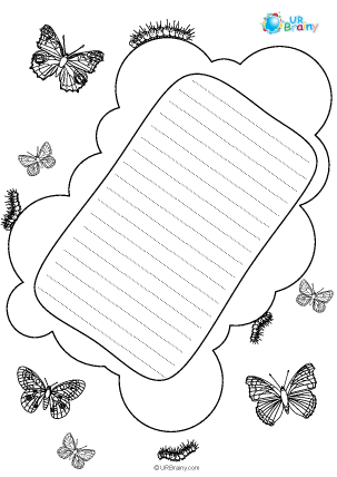 Preview of worksheet Insects letter paper (black and white)