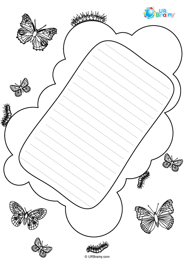 Preview of 'Insects letter paper (black and white)'