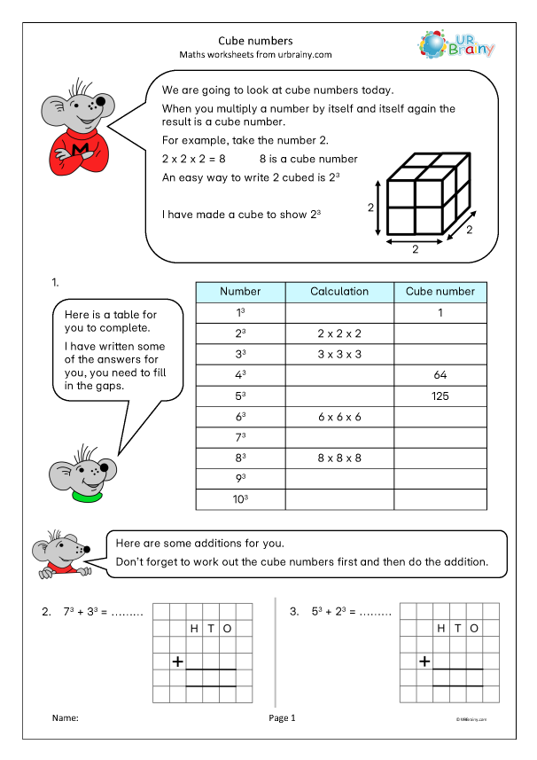 Preview of 'Cube numbers'