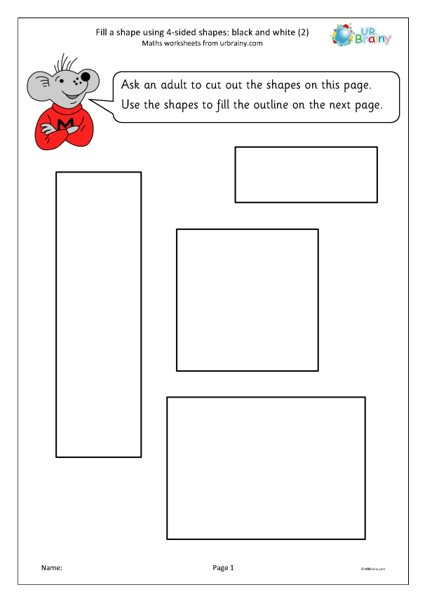 Preview of 'Fill a shape using 4 sided shapes (2) b&w'