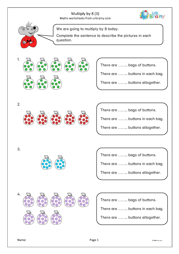 Preview of 'Multiply by 8 (3)'