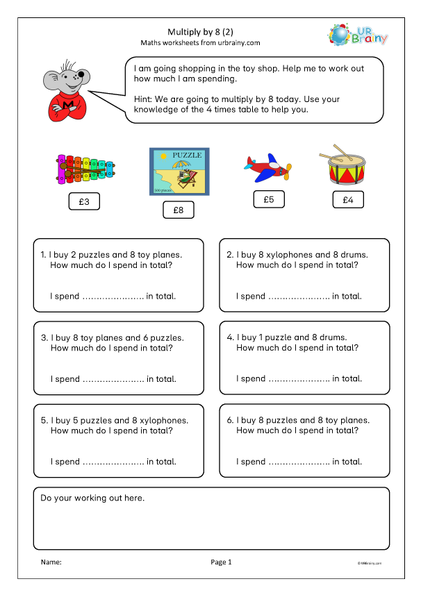 Preview of 'Multiply by 8 (2)'