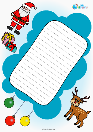 Preview of worksheet Letter locking featuring Father Christmas (colour)