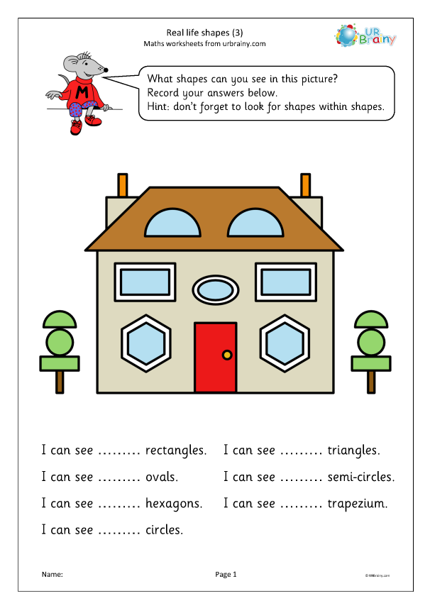 Preview of 'Real life shapes (3) Extension'