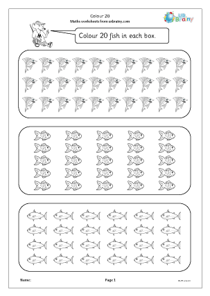 Preview of worksheet Colour 20