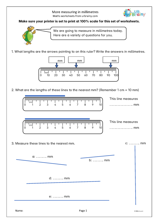 Preview of 'More measuring in millimetres'