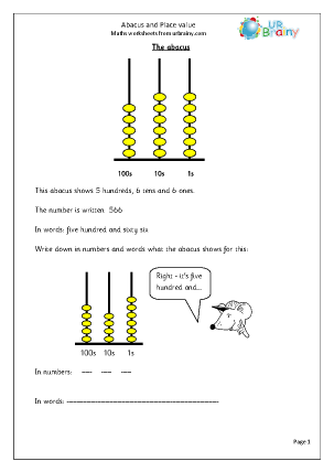 abacus and place value