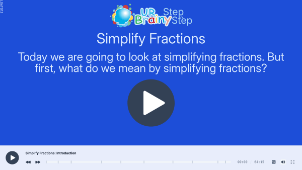 Preview of 'Simplify Fractions'