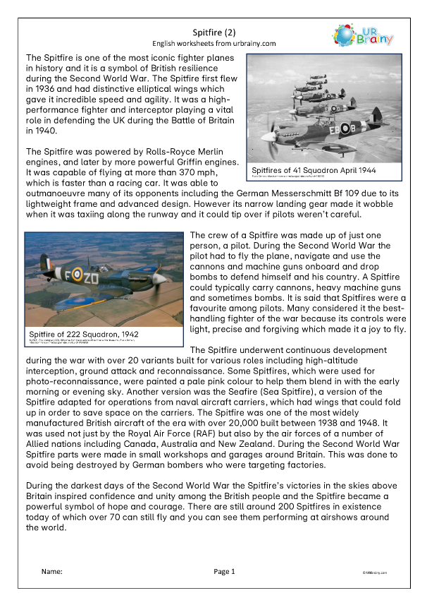 Preview of 'The Spitfire (2)'