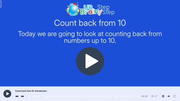 Preview of 'Count back from 10'