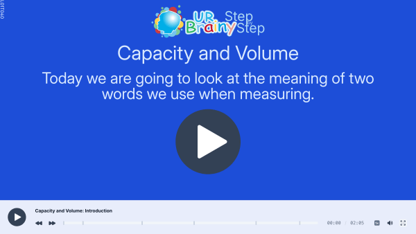 Preview of 'Capacity and volume'