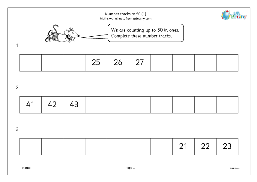 Preview of 'Number tracks to 50 (1)'