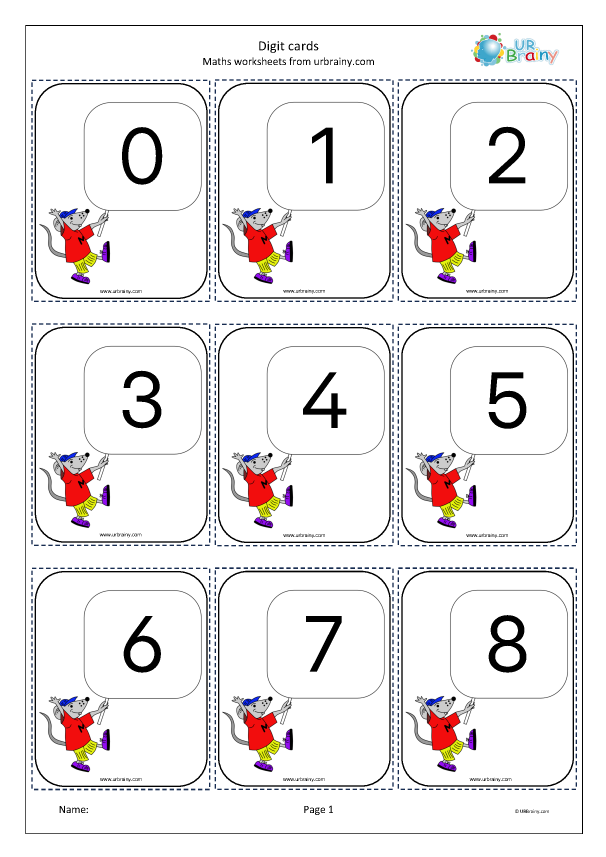 Preview of 'Digit cards'