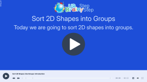 Preview of game Sort 2D shapes into groups
