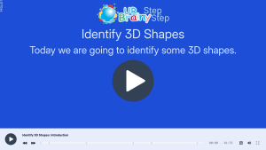 Preview of game Identify 3D shapes