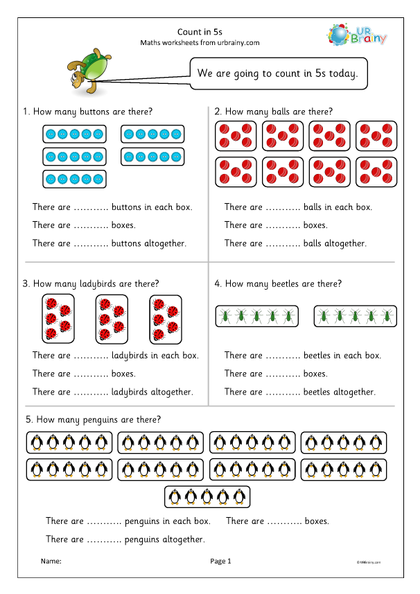 Preview of 'Count In 5s'