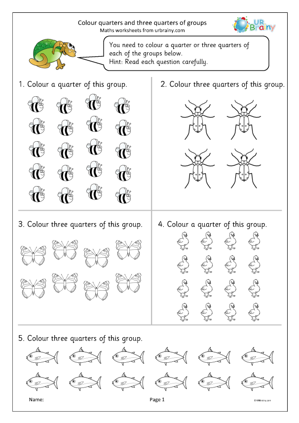 Preview of 'Colour quarters and three-quarters of groups'