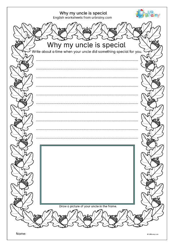Preview of 'Why my uncle is special'