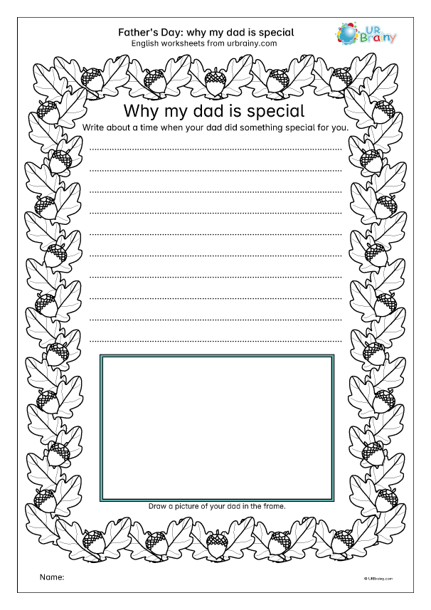 Preview of 'Why my dad is special'