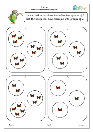 Preview of worksheet Groups
