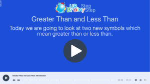 Preview of game Greater than and less than