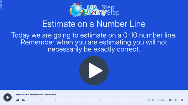 Preview of 'Estimate on a number line'