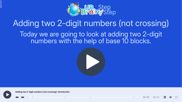 Preview of 'Adding two 2-digit numbers (not crossing)'