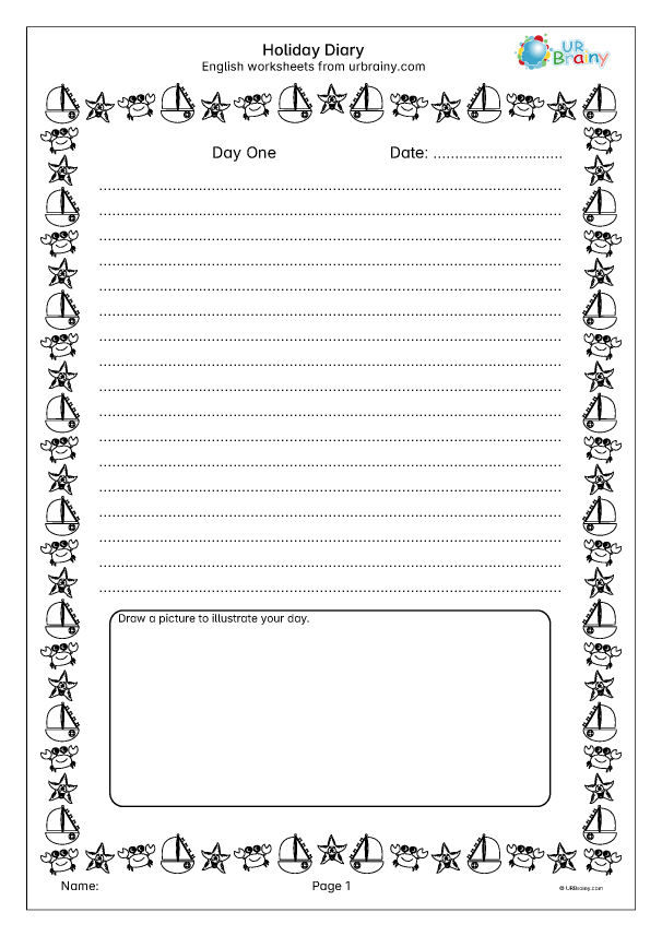 Preview of 'Holiday diary'