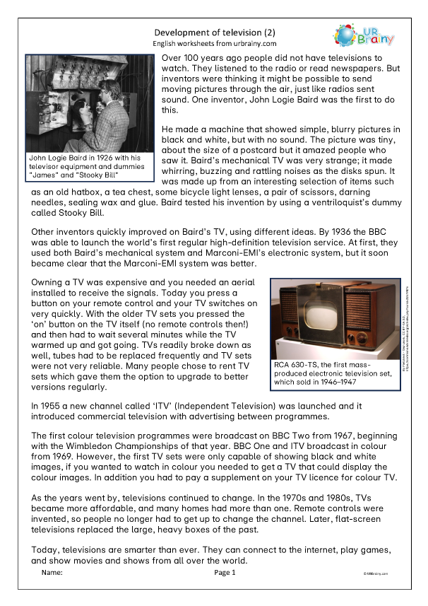 Preview of 'Development of television (2)'