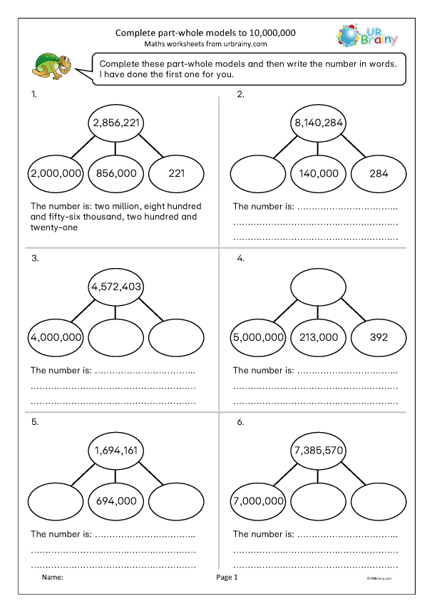 Preview of 'Complete part-whole models to 10,000,000'