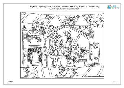 Preview of worksheet Bayeux Tapestry: Edward the Confessor