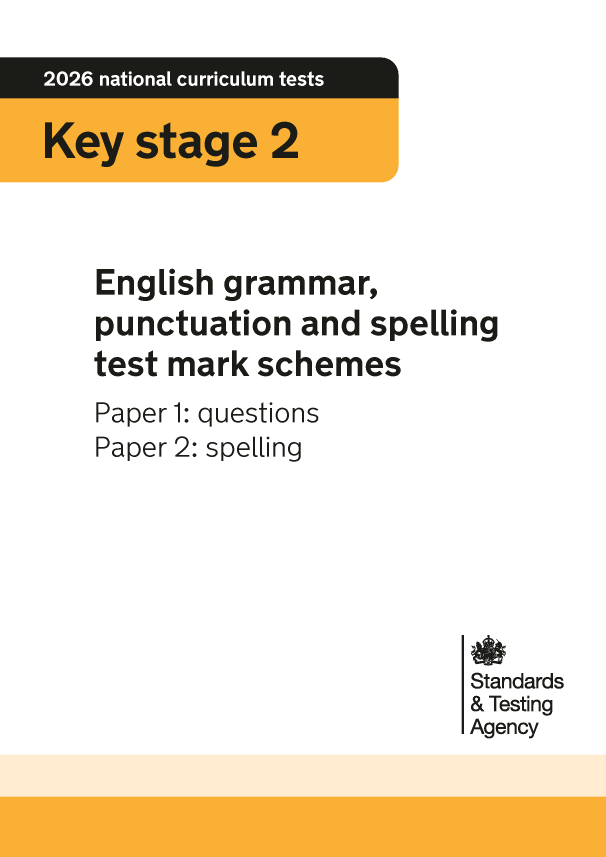 Preview of '2026 KS2 English GPS Mark Schemes'