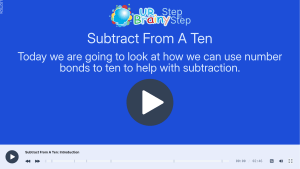 Preview of game Subtract from a ten
