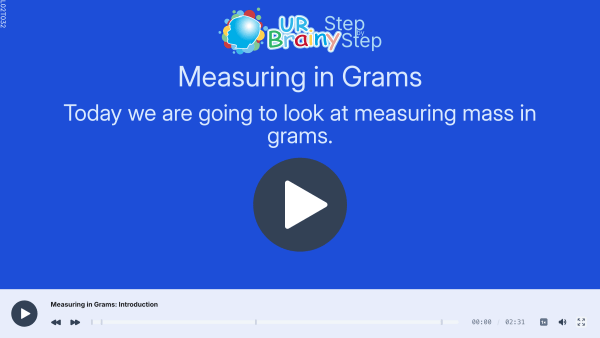 Preview of 'Measuring in grams'