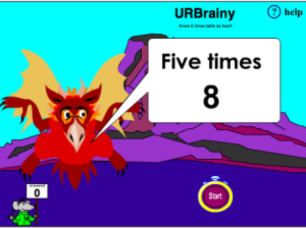 Preview of ' Know the Five Times (5x) Table'