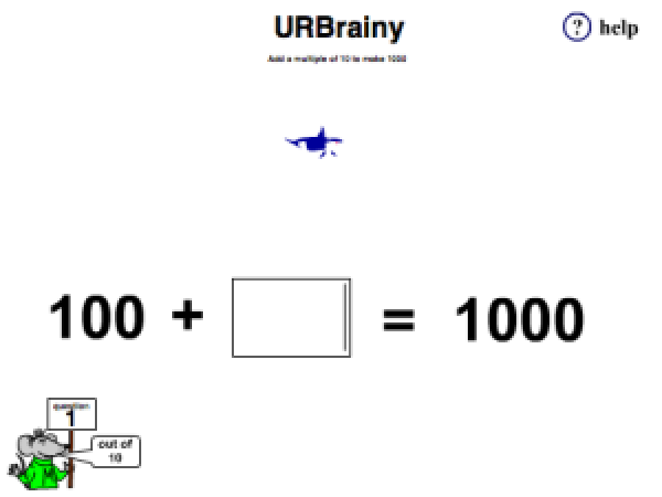 Preview of 'Add a Multiple of 10 to Make 1000'