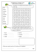 Consonants English for Middle/Upper Primary Spelling