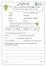 Word Endings English for Middle/Upper Primary Spelling