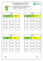 Bar model maths year 3 picture