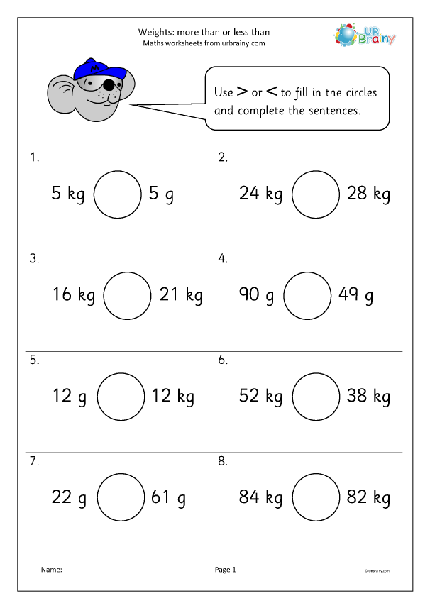 Weight Comparing Using Measurement By URBrainy