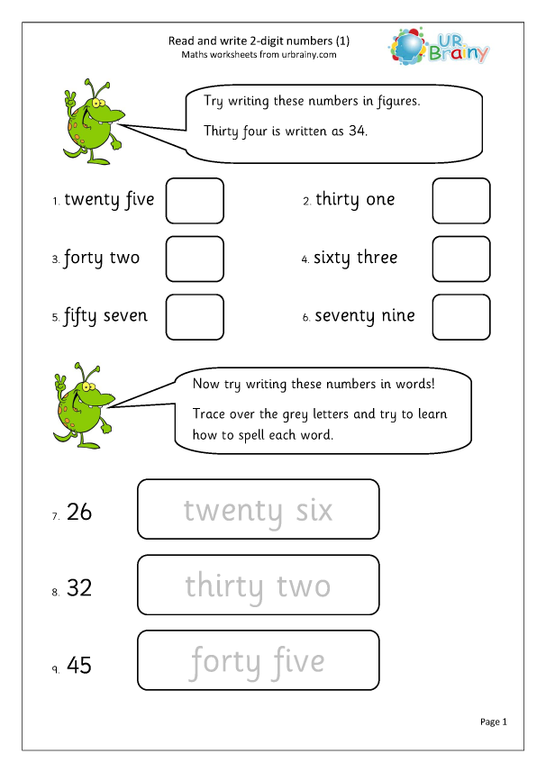 2 Digit Division Worksheet