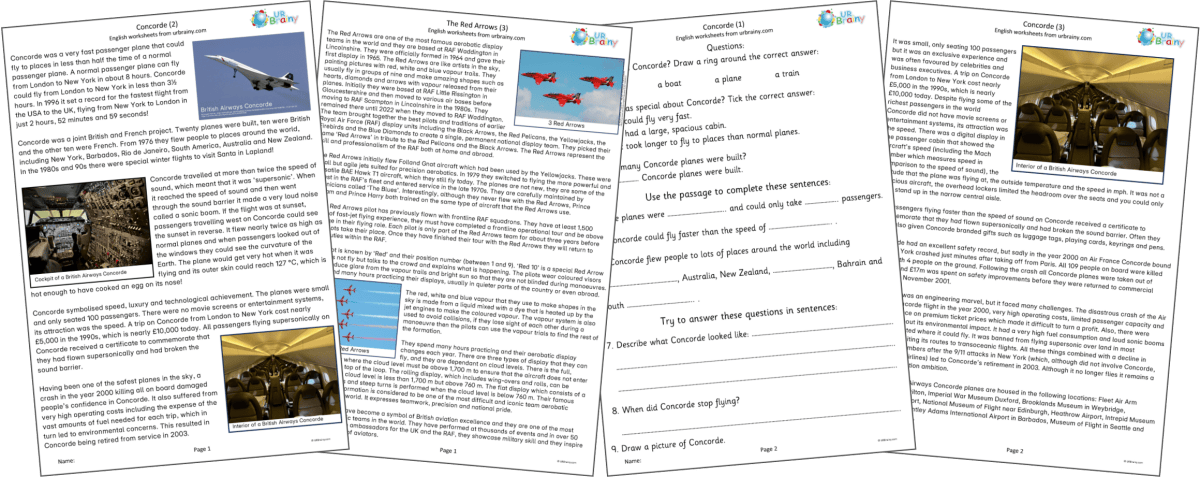 New Flight comprehensions 