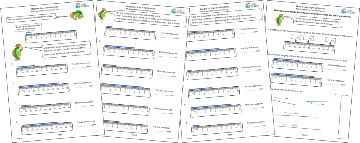 Year 3: Measuring using mm