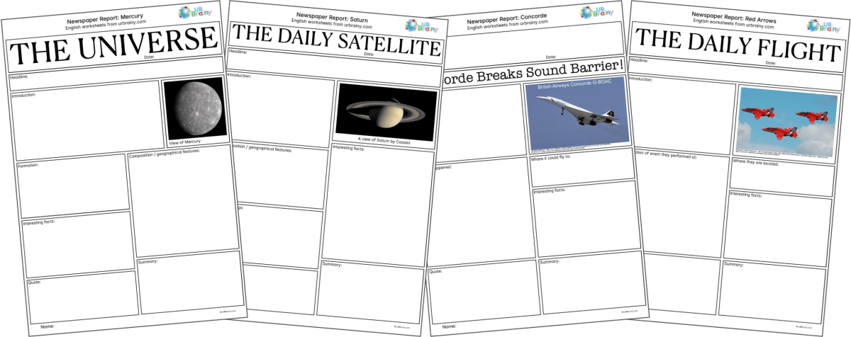 English: Newspaper Reports