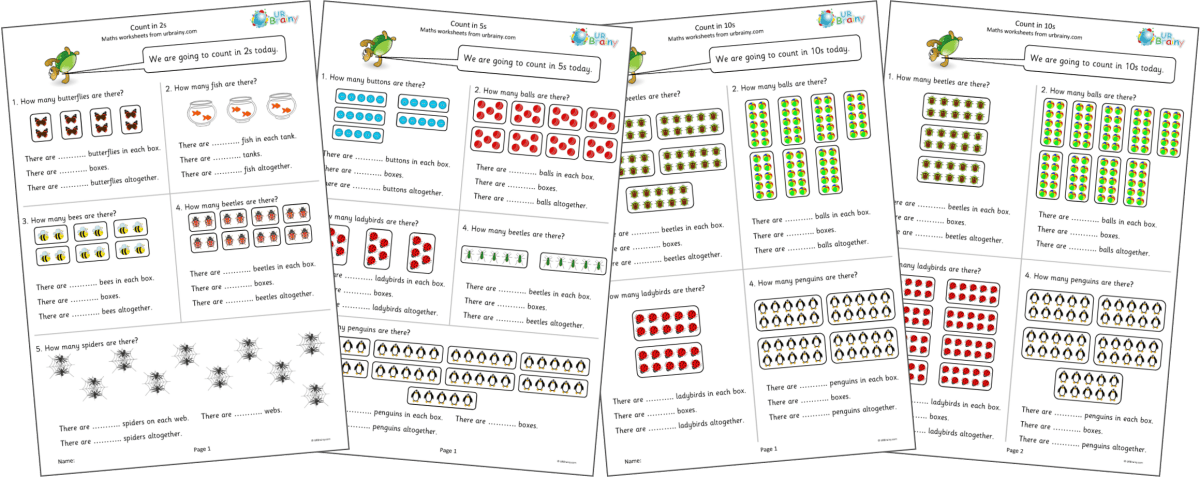 Year 1: Counting in 2s, 5s & 10s