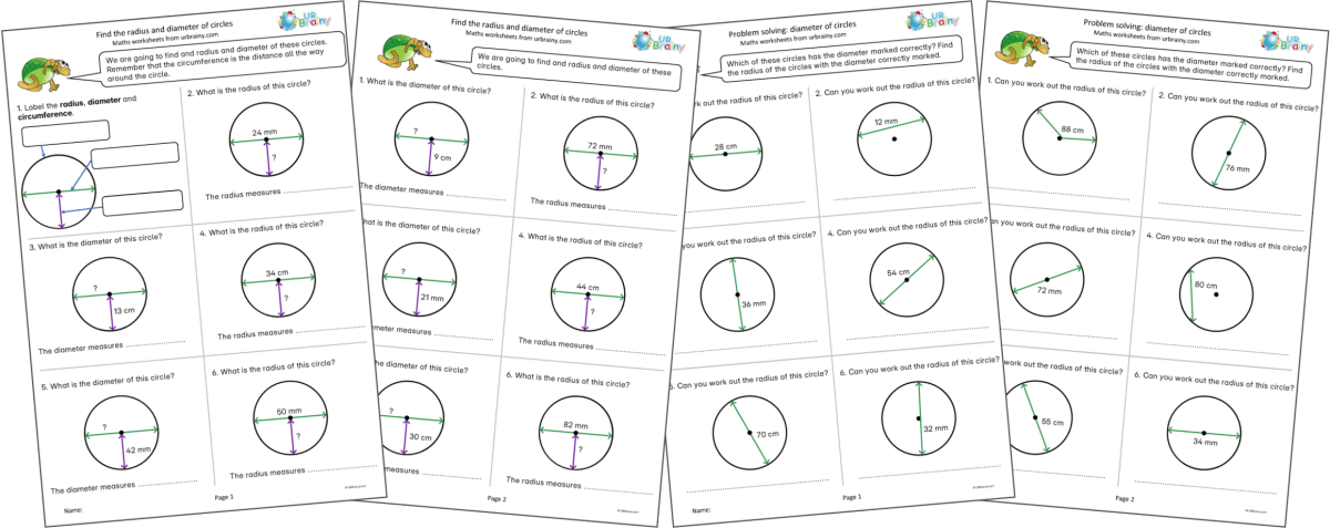 Year 6: Radius, Diameter and Circumference